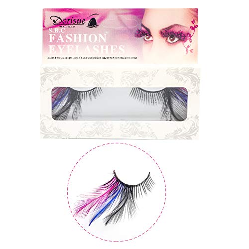 Dorisue Rainbow False Lashes Halloween Show Stoppers