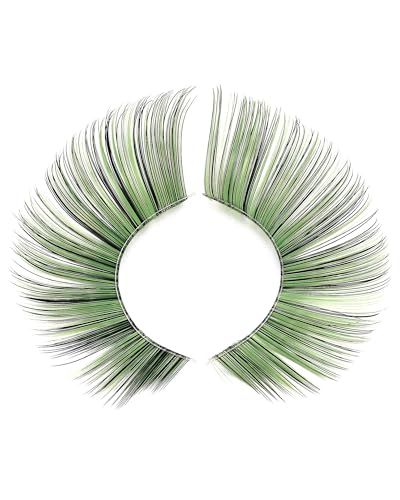 Outopen Green Halloween 22mm False Lashes