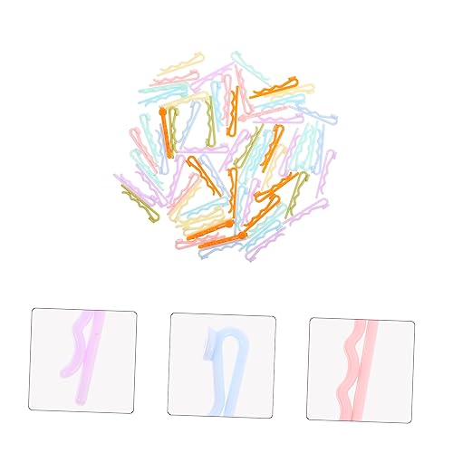 WOONEKY 60pcs Plastic Hairpin Holders for DIY Hair Accessories
