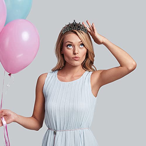 AOPRIE Crystal Tiara Crown for Wedding Prom Costume