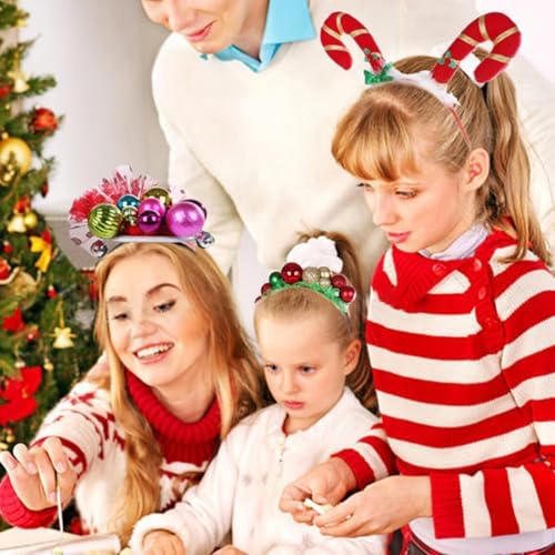 VALICLUD Christmas Hairband with Bells and Hoop