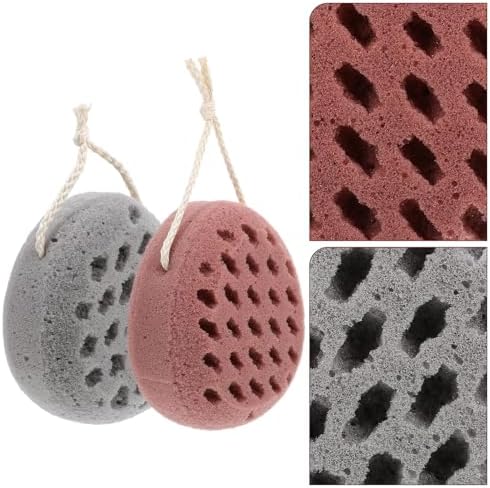 Healvian 2pcs Bath Loofah Sponges for Boys Girls