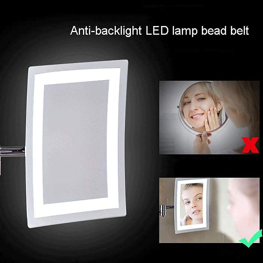 LCARY HD LED Vanity Mirror Wall Mounted
