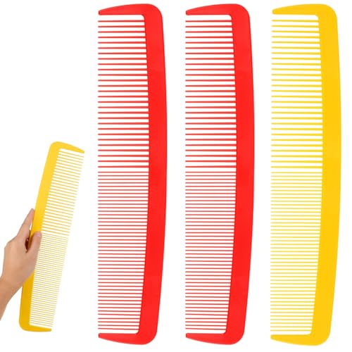 Ipetboom Giant Hair Combs 3 Pcs - Halloween Costume Props and Barber Tools