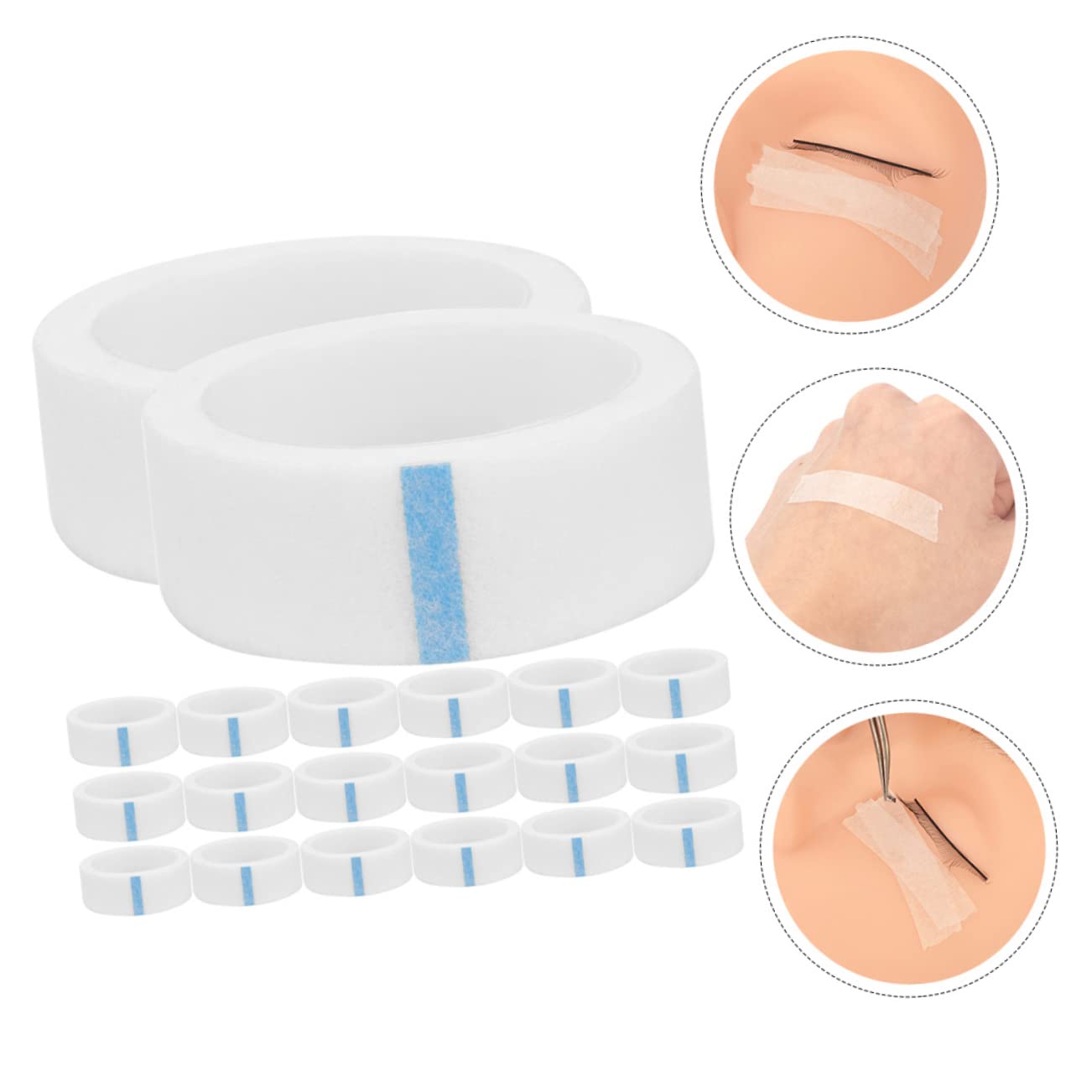 MERRYHAPY Eyelash Adhesive Tape 20 Rolls Long-lasting Tear-resistant