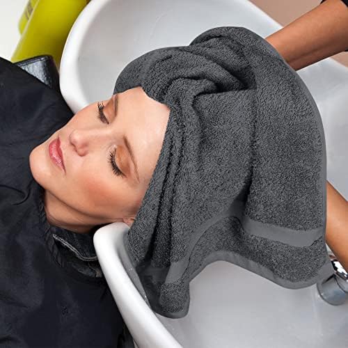 Utopia Towels 24-Pack Salon Towels 16x27 Inches Grey