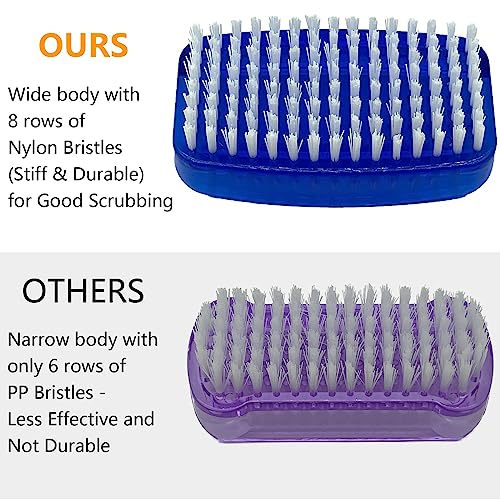 2-Sided Nail Brush for Cleaning Fingernails