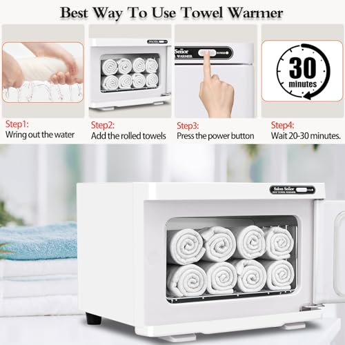 Hot Towel Warmer Cabinet 8L with Essential Oil Spot