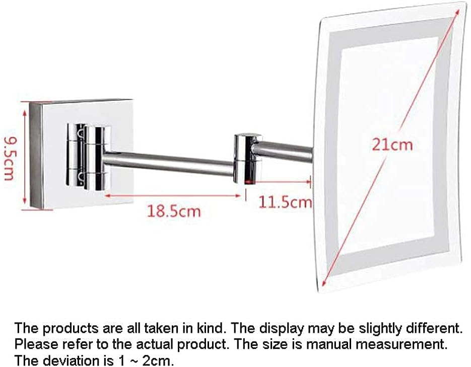 LCARY HD LED Vanity Mirror Wall Mounted