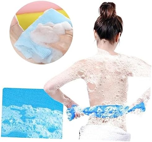 Ipetboom 2sets Long Nylon Back Scrubber Towel