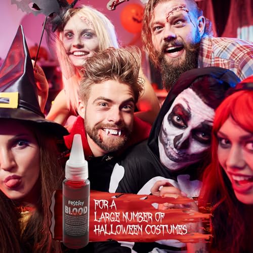 Festicy Premium Fake Blood for Halloween Carnival 1