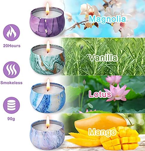 OFUN Bath Bombs Candles Gift Set for Women