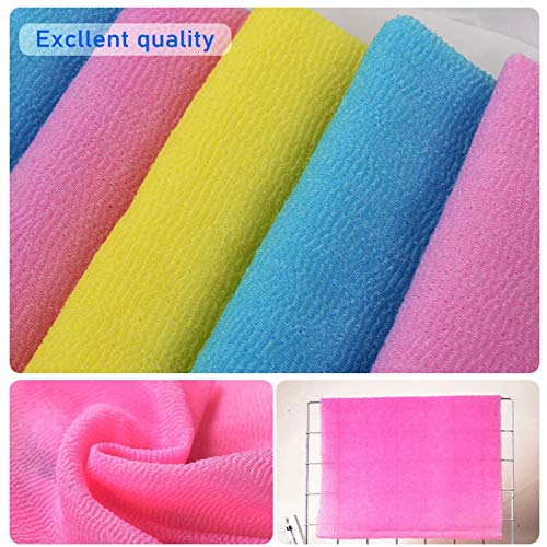 ARCHM 12-Pack Exfoliating Washcloth for Back Scrubbing