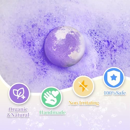 Lisotera 32 Pack Bath Bombs with Animal Toys for Kids