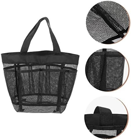 DRESSOOS 2pcs Portable Mesh Beach Bag 1