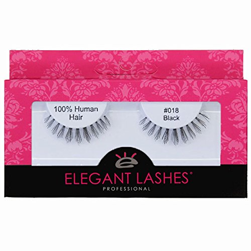 Elegant Lashes 018 Black False Eyelash