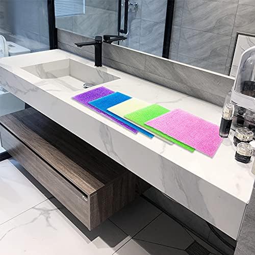 8Pcs 35 Inch Exfoliating Bath Cloths for Skin Care
