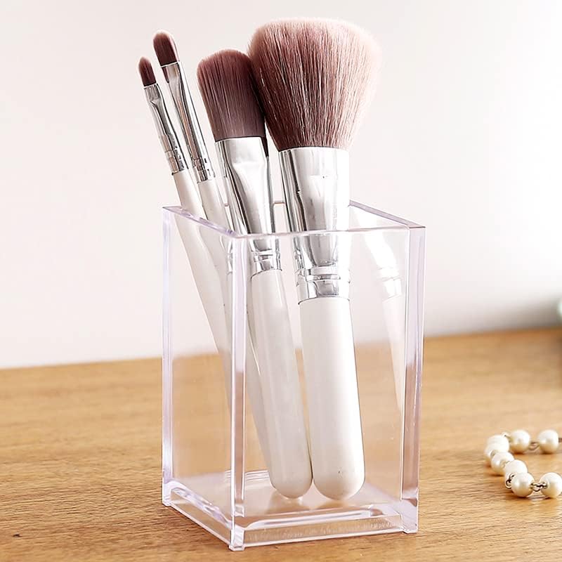 3 Pack Clear Acrylic Cosmetic Pencil Pen Holder