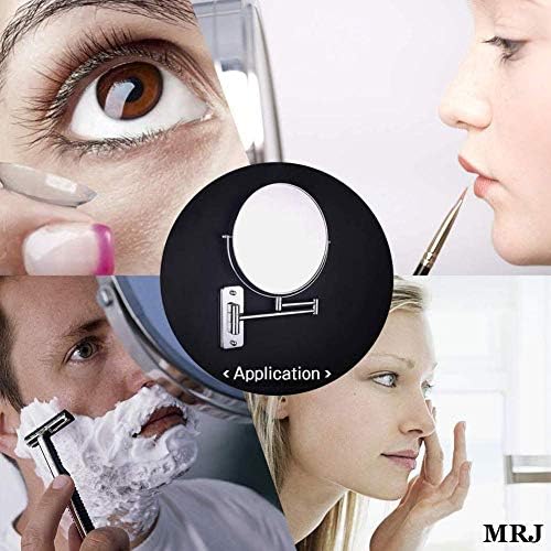 LCARY 8-Inch 3X Makeup Mirror 360Swivel