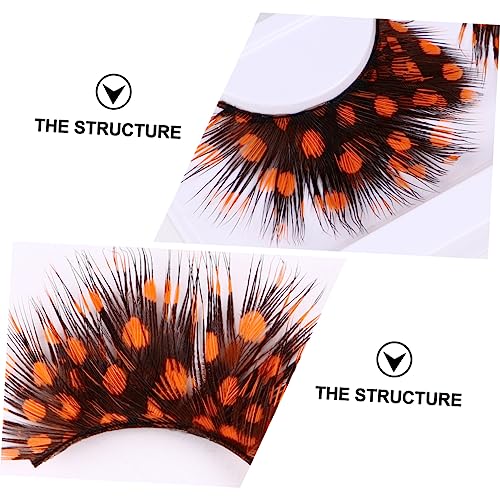 Ipetboom 2 Pairs Dramatic False Lashes for Parties and Performances