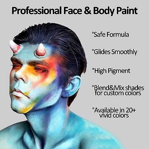 Mysense Purple Face Body Paint - 06oz Washable SFX Makeup