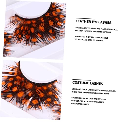 CTIRCHIU Halloween Costume Lashes Exaggerated Pair