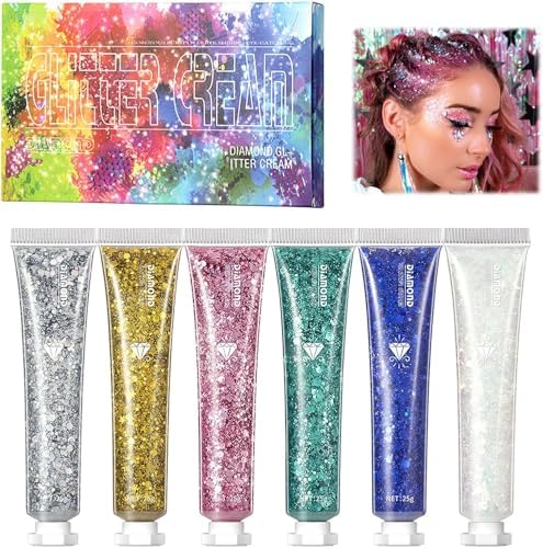 Sparkling Body Glitter Gel - Multifunctional Festival Makeup