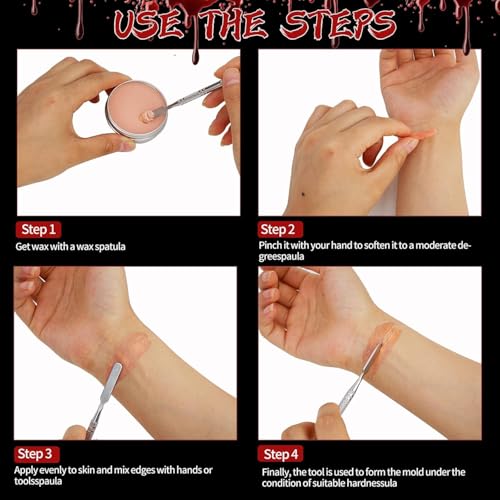 Scar Wax Kit for Halloween Makeup and Special Effects