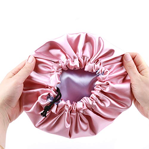ELIHAIR 2pc Satin Bonnet for Kids Natural Hair