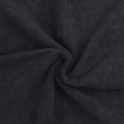 Orighty Black Salon Towels Extra Large Pack of 12 1