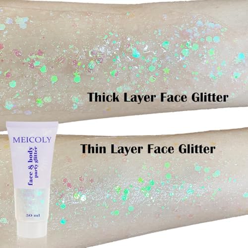 MEICOLY Body Glitter Gel for Kids and Women