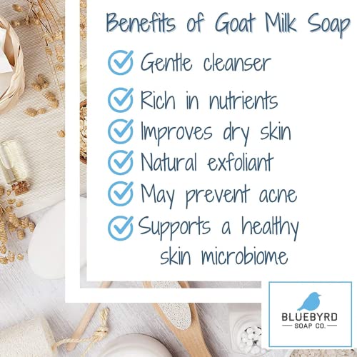 Bluebyrd Goat Milk Soap Set of 5 Bars
