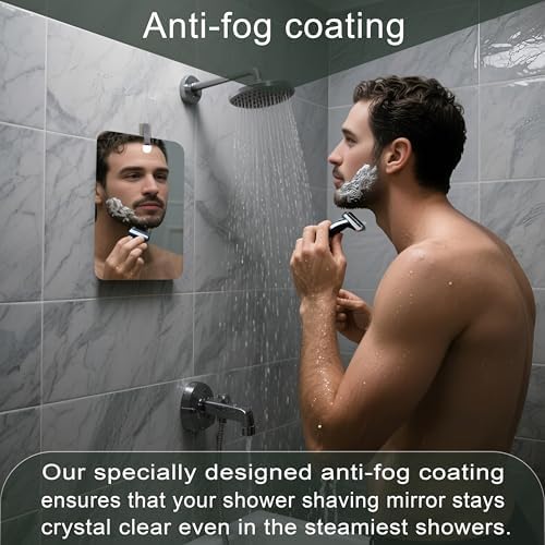 Lunchis Fogless Mirror for Shaving Men