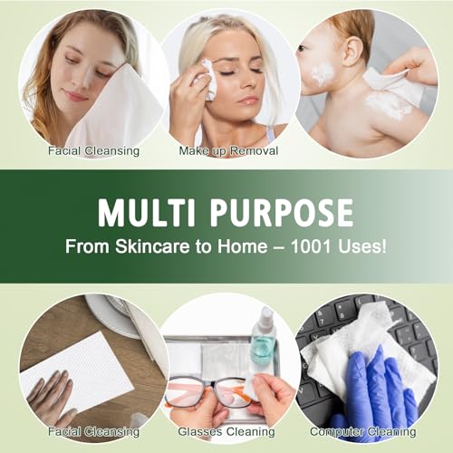 KeeiZoes Disposable Face Towels 600 Count