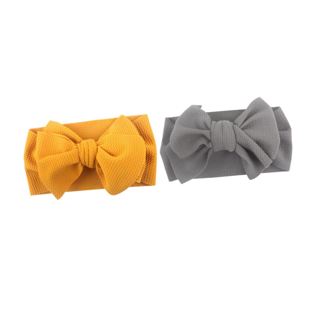 WOFASHPURET 5pcs Bowknot Headbands for Girls and Boys