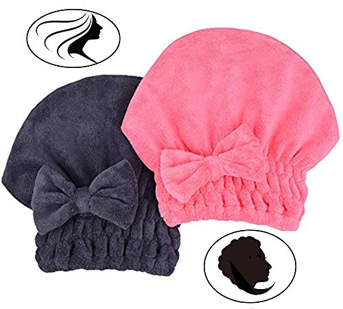 Mayouth Microfiber Hair Drying Towel 2 Pack