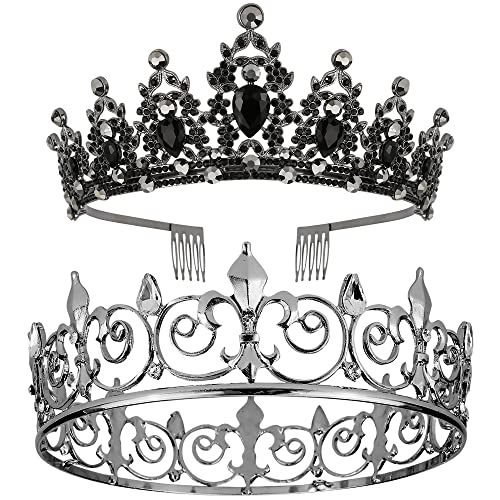 AOPRIE Crystal Tiara Crown for Wedding Prom Costume