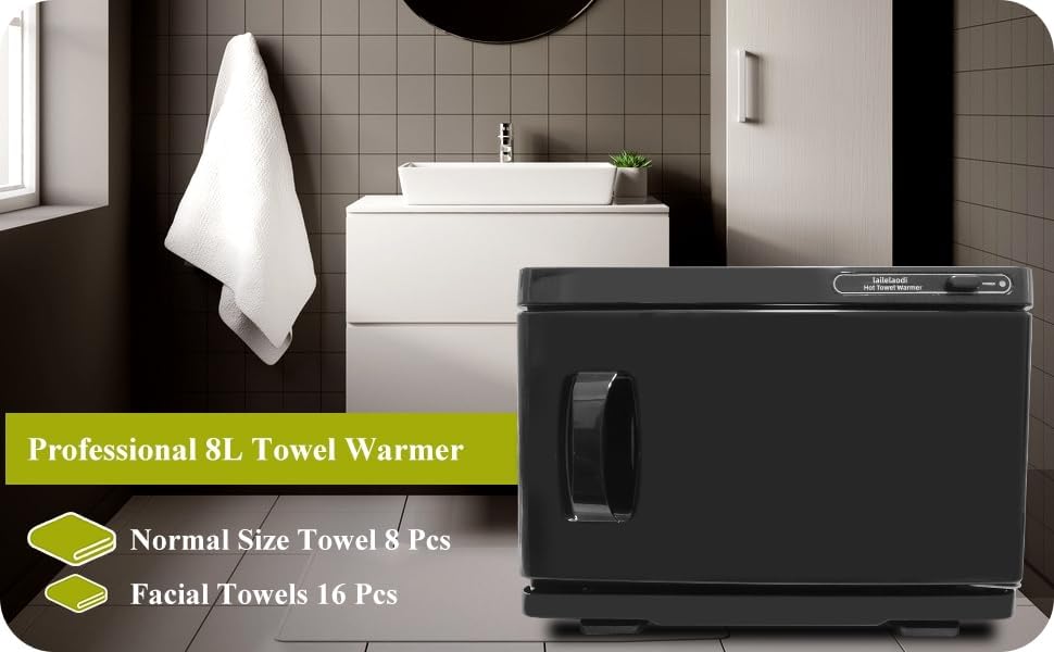 Hot Towel Warmer Cabinet with 8L Capacity