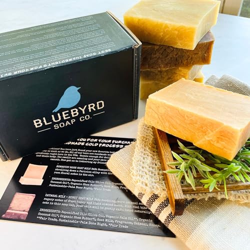 Bluebyrd Goat Milk Soap Set of 5 Bars