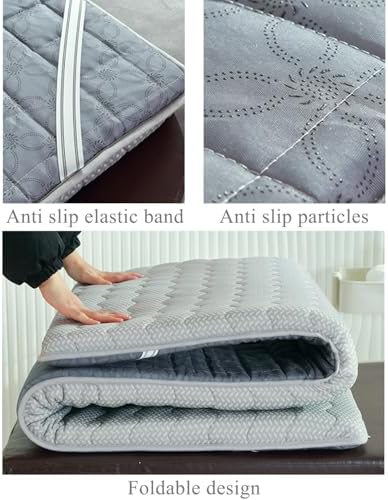 Memory Foam Mattress Topper with Elastic Strap for Massage Bed