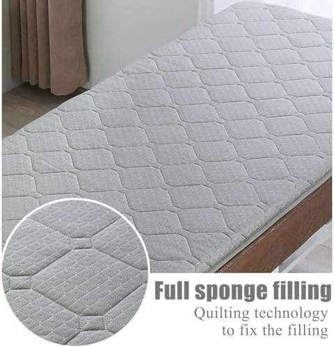 LDLCYCN Massage Mattress Topper with Anti-Slip Design