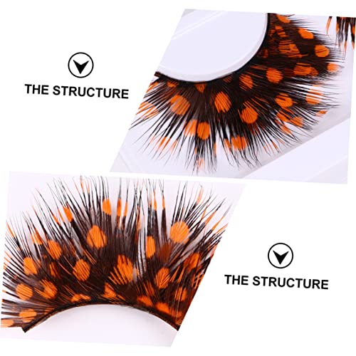 Pamingono Halloween False Eyelashes 2 Pairs Exaggerated Volume