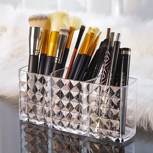 Large Capacity Makeup Storage Organizer for Vanity Countertop