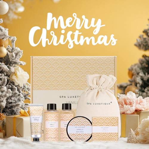 Spa Luxetique 6pc Vanilla Bath Set for Women