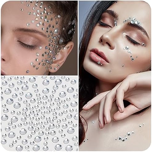 Etercycle Face Gems Self Adhesive for Festivals