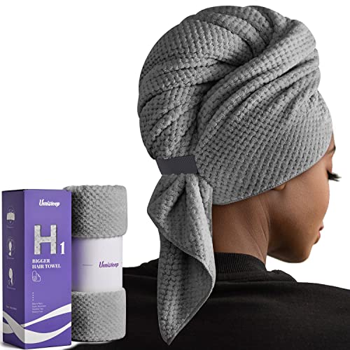 Umisleep Extra Large Microfiber Hair Towel for Women