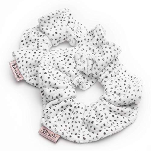 Kitsch Microfiber Hair Towel Scrunchie - 2 pcs - Dot
