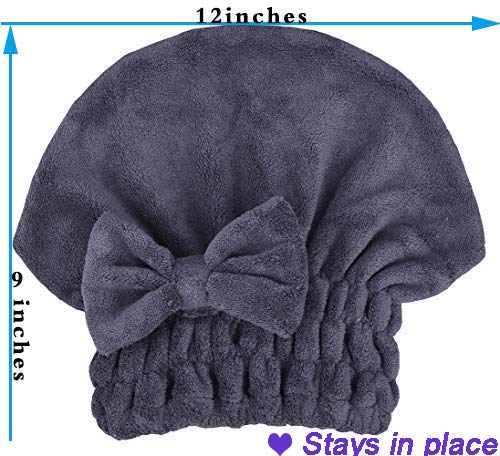 Mayouth Microfiber Hair Drying Towel 2 Pack
