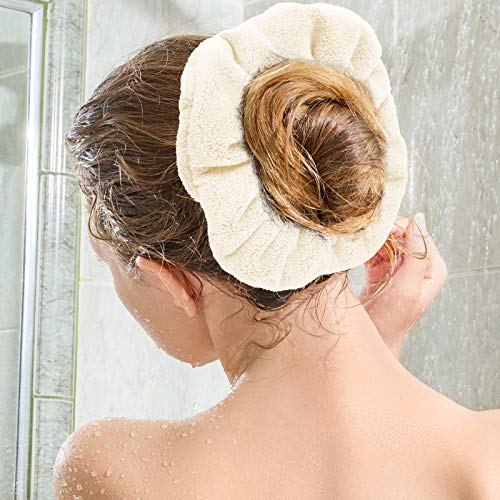 WILLBOND 4-Piece Bright Microfiber Scrunchies