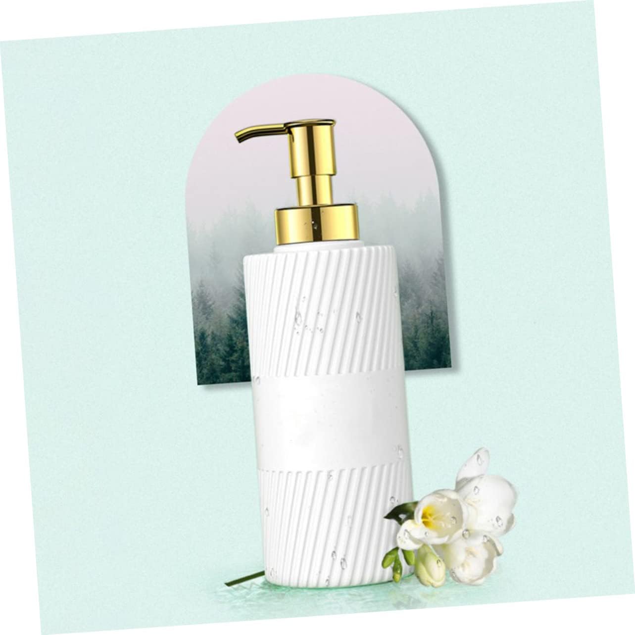 BESTYASH 2Pcs Pump Dispenser for Shampoo Lotion Hand Soap